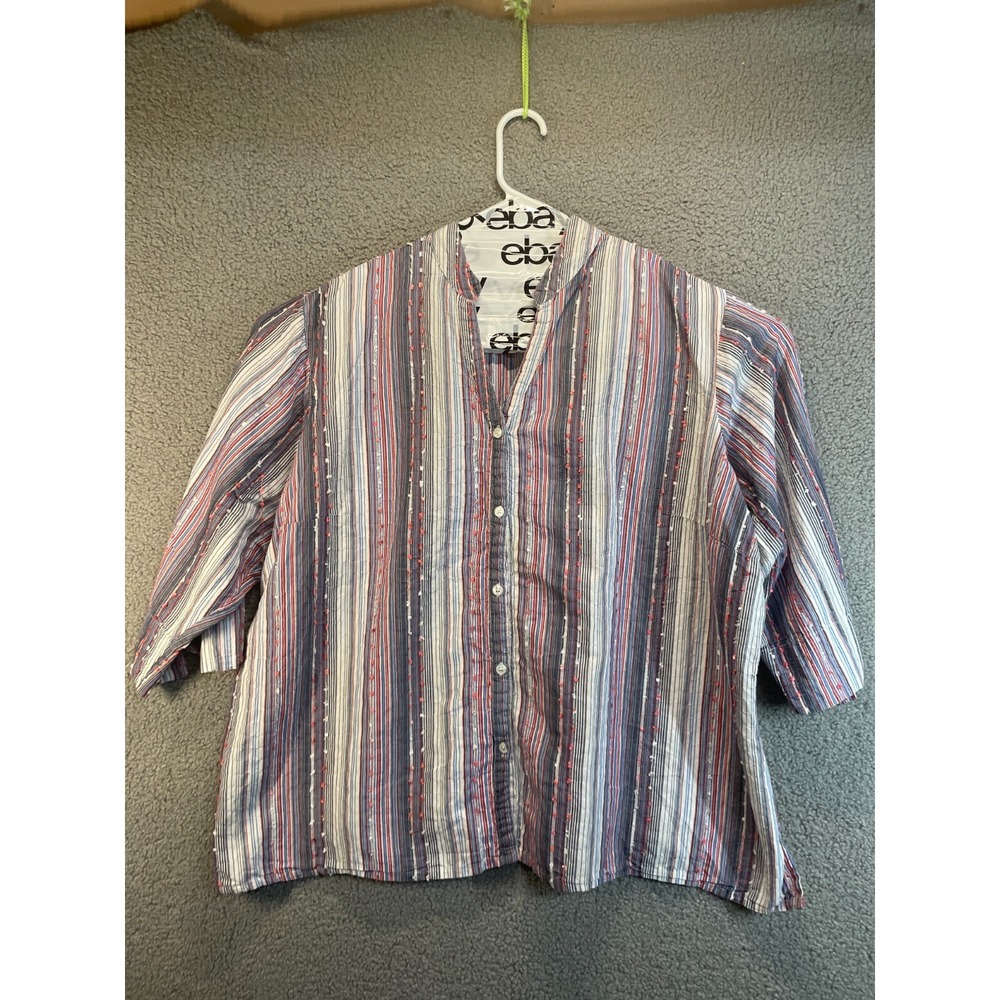 Dressbarn Womens Plus Size 2X  Top Long‎ Sleeve